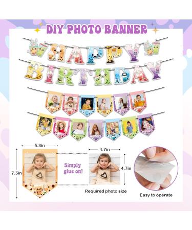 Boba Party Decorations tea theme party decorations for girls birthday party decorations - Buy Online on GoSupps.com