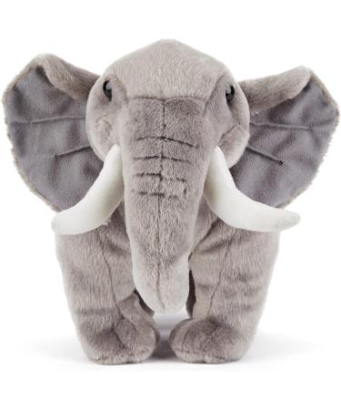 Zappi Co Safari Animals Collection Plush Elephant Toy - Soft & Cuddly (36cm Depth) - Buy Online on GoSupps.com