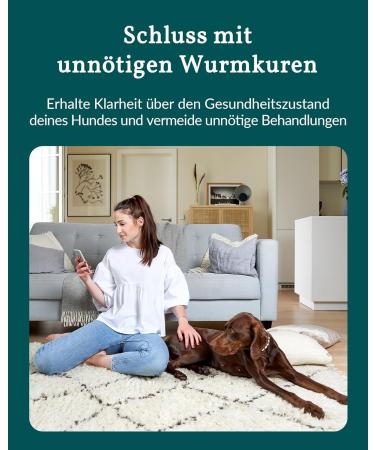 Vetevo Wurmtest Dog - Fast 12h Results for Roundworms Hookworms & Coccidia - Precise Parasite Test for All Dogs | International Shipping - Buy Online on GoSupps.com