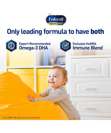 Enfamil NeuroPro Infant Formula 20.7 Oz - Triple Prebiotic Blend  2'FL HMO  Omega-3 DHA  Non-GMO - Buy Online on GoSupps.com