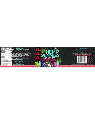 Buy Hemp Gummies Bears for Sleep & Relaxation | Natural Hemp Oil Edibles - 90 Bears Made in USA - Buy Online on GoSupps.com