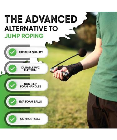 TugSport Cordless Jump Rope for Beachbody MBF - Adjustable Length, Ropeless Design - Eliminate Dad Bod with Indoor Jumprope - Great for Small Spaces - Buy Online on GoSupps.com