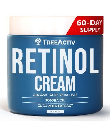 TreeActiv Crepey Skin Repair Treatment with Retinol for Face & Body | Anti-Wrinkle Serum - Buy Online on GoSupps.com