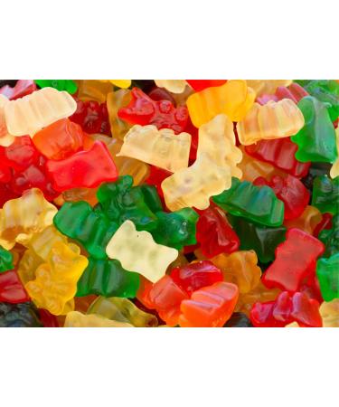 1kg Jelly Teddy Bears Candy Pick & Mix Sweets Mixed Assortment Gummy Selection Resealable Pouch Share Bag