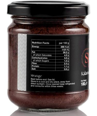 Spelia Olive Spread (180g) - Premium Kalamon Olive Tapenade - Authentic Greek Pate - Organic Kalamata Spread - Buy Online on GoSupps.com