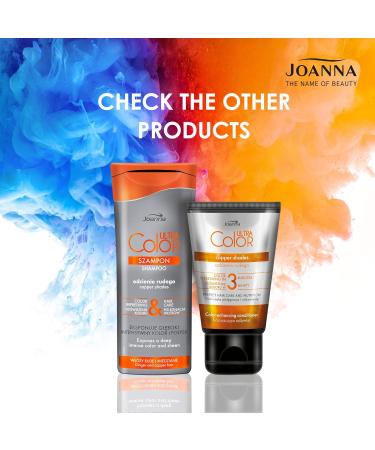 Joanna Ultra Color Conditioner - Color Protection for Red & Copper Hair - Moisturizing & Refreshing - 100ml - Buy Online on GoSupps.com