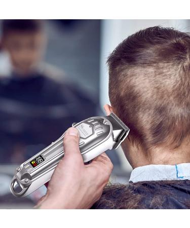 SURKER Mens Hair Clippers - Cordless Professional Haircut Kit with Rechargeable LED Display - Buy Online on GoSupps.com