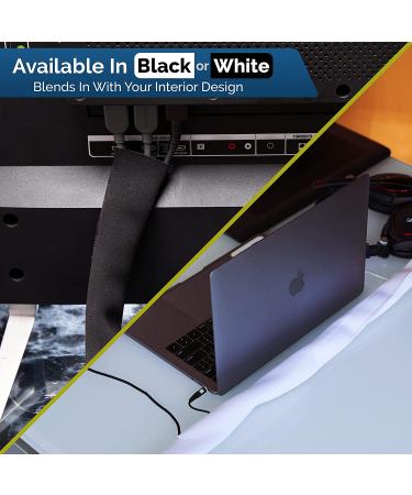 Child Proof Cord Covers - Cuttable & Flexible DIY Wraps for Baby Proofing and Organizing PC, Home Entertainment, and Office Computer Wiring - Black - Buy Online on GoSupps.com