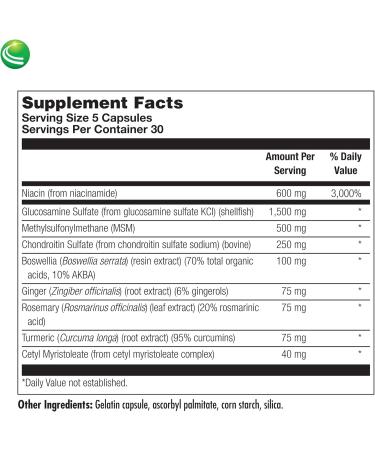 Nutra BioGenesis ArthroGenx - Turmeric Ginger & MSM for Joint Support | 150 Capsules - Natural Inflammation Relief - Buy Online on GoSupps.com