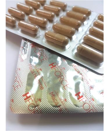 Organic HForce Maca - Terre Inconnue - Men's Maca Ginseng Guarana Tribulus - 40 Vegetable Capsules of 545 mg - Lepidium Peruvianum Chacon - Buy Online on GoSupps.com