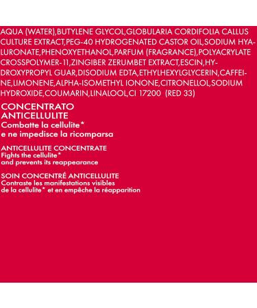 PUPA Milano Never Again Anticellulite Concentrate - Effective Cellulite Prevention & Treatment - 8.4 Oz Cream with Vegetable Extract - Dermatologically Tested - Buy Internationally - Buy Online on GoSupps.com