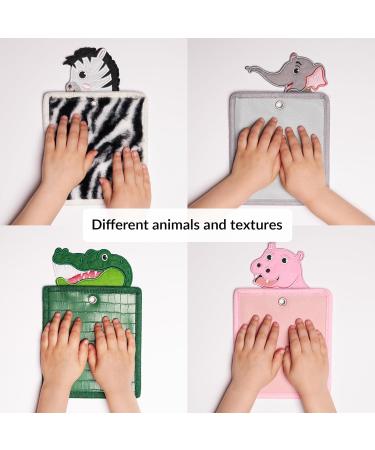 Buy Sensory Mats for Autistic Children | Tactile Sensory Tiles & Pads | 12-Pack Safari Learning Toys - Buy Online on GoSupps.com