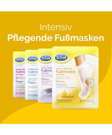 Scholl EXPERTCARE Lavender Foot Mask - Intensive Moisturizing Care - 1 Pair of Disposable Socks - Buy Online on GoSupps.com