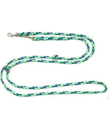 Lightweight & Robust Dog Linen for Small Dogs - 2.80m Adjustable Leash for Dogs Up to 15kg - Reno Green-White-Purple - Buy Online on GoSupps.com