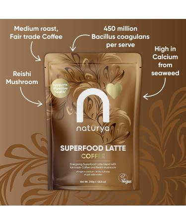 Naturya Superfood Mushroom Latte Coffee 250g - Immune System Support & Cognitive Function - Buy Online on GoSupps.com
