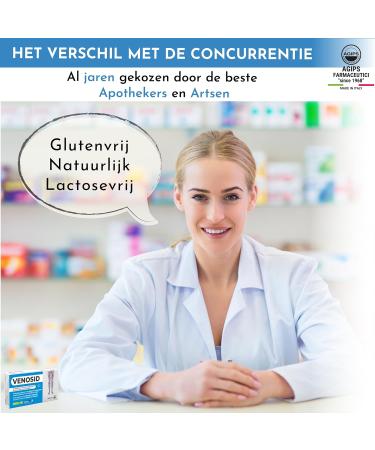 AGIPS FARMACEUTICI DIOSMINE + HESPERIDINE 400 mg Supplement for Microcirculation Venosid 30 Tablets for Plexus Microcirculation Legs Varicose Veins Swollen Legs Cracked Capillaries Agips - Buy Online on GoSupps.com