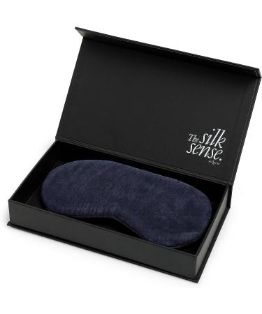 Niluu Luxury Vegan Silk Sleep Mask | Super-Smooth & Comfortable Night Eye Mask for Men and Women | Midnight Blue - Buy Online on GoSupps.com
