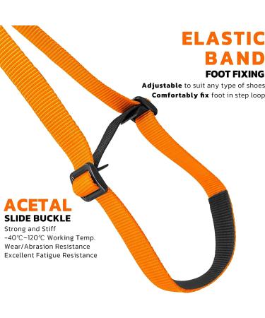 GM CLIMBING Foot Loop Ascender Sling - Adjustable Rope Ascending Gear with Carabiner - Buy Online on GoSupps.com