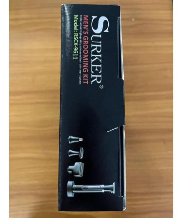 Buy SURKER Electric Body Trimmer & Back Shaver for Men - Cordless Groomer with Adjustable Handle & Waterproof Design - Buy Online on GoSupps.com