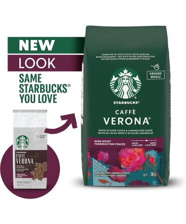 Starbucks Caff Verona Ground Coffee 340 Grams (pack of 6) Caff Verona 2040 Grams Caff Verona 6 - Buy Online on GoSupps.com