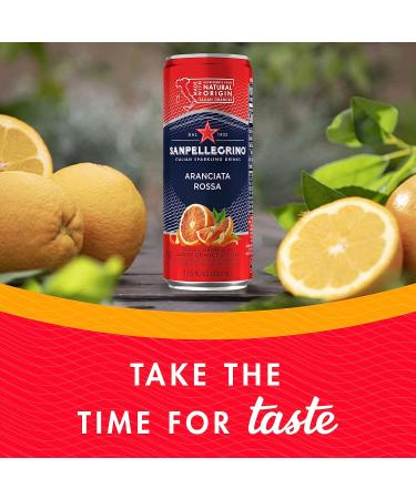 Sanpellegrino Aranciata Rossa Sparkling Drink 11.15 Fl Oz (Pack of 6) - Buy Online on GoSupps.com