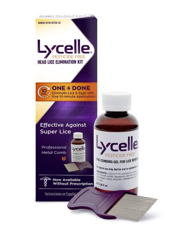 Lycelle Head Lice Removal Kit, Pesticide Free, 3.38 Oz