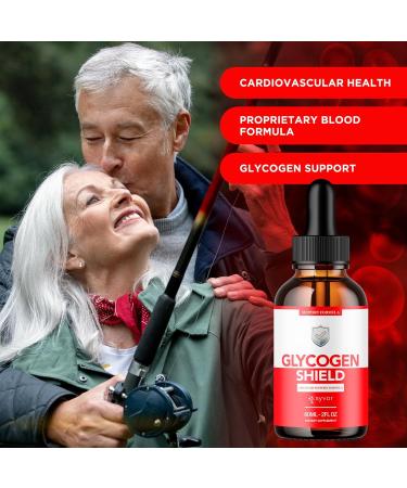 (3 Pack) Glycogen Shield Drops - Glycogen Shield Advanced Formula Liquid Supplement All Natural Glycogen Shield Glyco Balance Drops Delicious Daily Vitamin Support Health and Wellness (90 Servings) - Buy Online on GoSupps.com