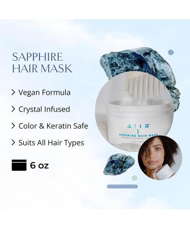 AIIR Sapphire Hair Mask - Deep Conditioning Treatment for Smooth & Silky Hair - Buy Online on GoSupps.com