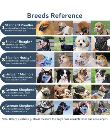 Premium Silicone Basket Muzzle for Medium & Large Dogs | Anti-Bark Dog Muzzle | International Shipping - Buy Online on GoSupps.com