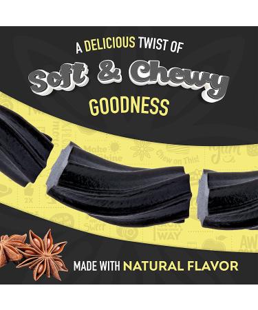 Wiley Wallaby 24oz Classic Gourmet Australian Black Licorice Candy Twists - Soft & Chewy - 1 Pack - Buy Online on GoSupps.com