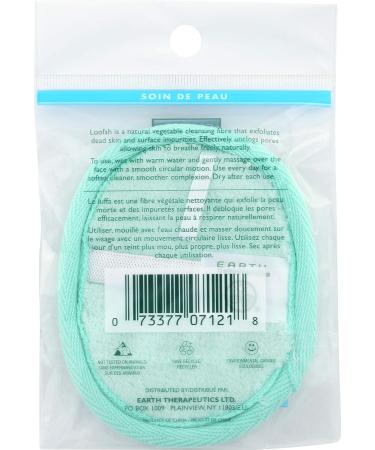 Earth Therapeutics Loofah Complexion Pad - Exfoliating Facial Sponge - Buy Online on GoSupps.com