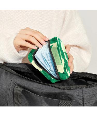 Anna Cowper Banana Leaf Pattern Sanitary Napkin Storage Bag - Multi-colored Portable Period Pouch for Women & Teen Girls - Buy Online on GoSupps.com