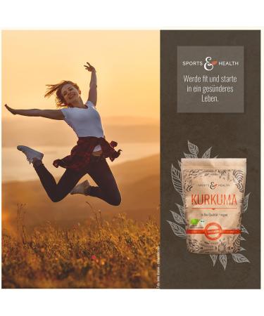 Organic Turmeric Capsules - 300 High Dose Curcuma 4320mg with Organic Black Pepper | Premium Quality Made in Germany - Buy Online on GoSupps.com