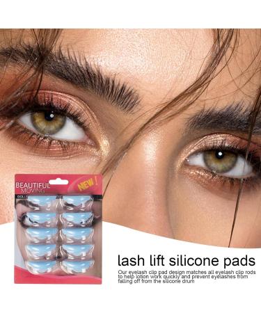 Moonyan Lash Lift Eyelid Pads | 5 Pairs Eyelash Holder Pads Reusable Silicone Eyelash Pad Lash Lift Supplies Lower Pads for Men Skin-Friendly - Buy Online on GoSupps.com