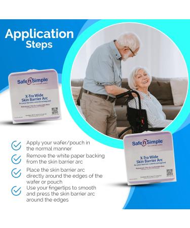 Safe n' Simple Aloe and Zinc Oxide Skin Barrier Sheets - 4x4 Individually Wrapped Packets - Ostomy Skin Protective Sheets - Buy Online on GoSupps.com