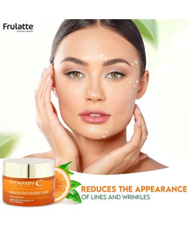 Frulatte Vitamin C Anti Wrinkle Cream - 1.7 fl. Oz - All Skin Types - Buy Online on GoSupps.com