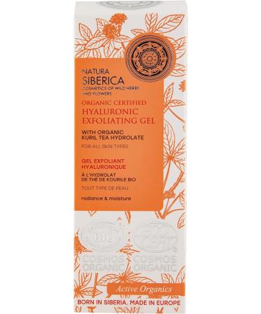 Natura Siberica Organic Certified All Skin Types Hyaluronic Exfoliating Gel - Buy Online on GoSupps.com