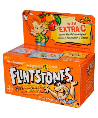 Flintstones Children's Multivitamin Supplements Chewable Tablets 60 ea