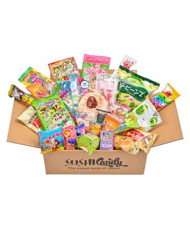 SUSHICANDY The Sweet taste of Japan 30 assortments of Japanese sweets gifts DAGASHI set Japanese kitkat Choco