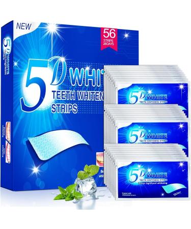 Teeth Whitening Strips Tooth Whitening Kits at Home Teeth whitening Strips Sensitive Teeth Whitening Strips Teeth Whitener 28 Packs 56 Pcs Blue