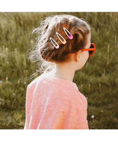 Jinlaili 40 Pack Colorful Glitter Hair Clips for Kids & Women 5cm Snap Metal Hair Accessories - Buy Online on GoSupps.com