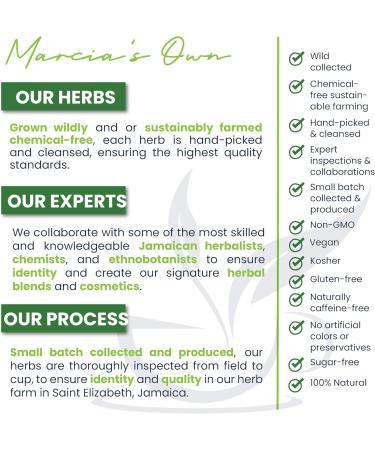 Marcia s Own Marcia's Own Lemongrass 100% Pure 2-IN-1 Herbal Tea & Spice Powder from Jamaica 1 oz / 28.3 g (40 Servings) - Buy Online on GoSupps.com