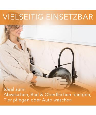 Avana Silicone Rinse Cleaning Gloves | Heat-Resistant Wash Scrubber for Home & Animal Care | Gray - Buy Online on GoSupps.com