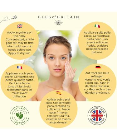 100% Natural Soothing Skin Balm | Shea & Cocoa Butter | Beeswax | Supports Bees | 100ml - Buy Online on GoSupps.com