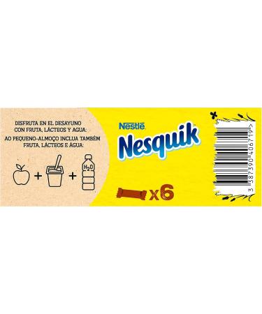 Nesquik 6 Nesquick Cereal Bars 150 g - Buy Online on GoSupps.com