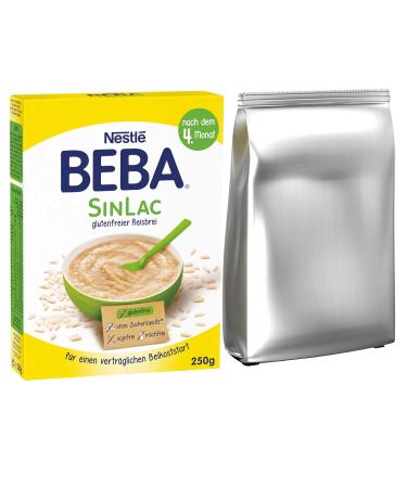 Buy Nestl BEBA SINLAC Gluten-Free Rice Porridge - Soy-Free & Milk-Free Powder (Pack of 9 x 250g) - International Shipping Available - Buy Online on GoSupps.com