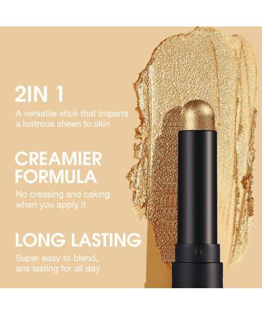 8 Color Cream Eye Shadow Sticks Set | Waterproof Matte Eyeshadow Pens for Long Lasting Makeup | Natural Contouring & Highlighting | Multi-Color Eye Makeup - Buy Online on GoSupps.com