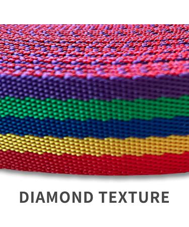 ADALT LION 1 Inch Wide Heavyweight Nylon Webbing Strap - 12 Yard Multicolor Roll for DIY Gear Repair, Pet Collars, Crafts | Indoor/Outdoor Use - Buy Online on GoSupps.com