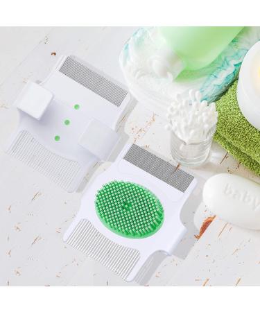 Cradle Cap Brush and Comb Set | Gentle 3-in-1 Design for Safe Baby Scalp Care (Green) - Buy Online on GoSupps.com