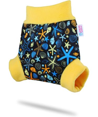 Petit Lulu Pull Up Cloth Nappy Wrap - Size S - Reusable Diaper Wrap - Ocean Treasures Design - Made in Europe - Buy Online on GoSupps.com